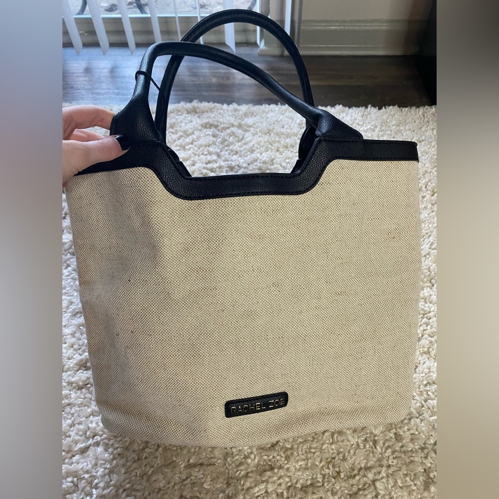 Canvas Tote Bag by Rachel Zoe NWT